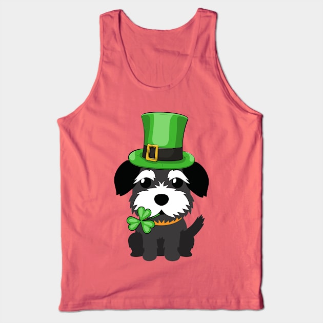 Border Terrier St. Patrick's Day Dog Lovers Gift Tank Top by peter2art